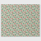 Santa Claus Gift Wrapping Paper Cadeaupapier (Vlak)