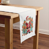 Santa Claus Gingerbread Nursing Squad Korte Tafelloper (Voorbeeld)