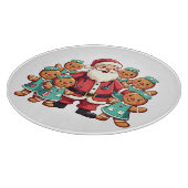 Santa Claus Gingerbread Nursing Squad Snijplank (Hoek)