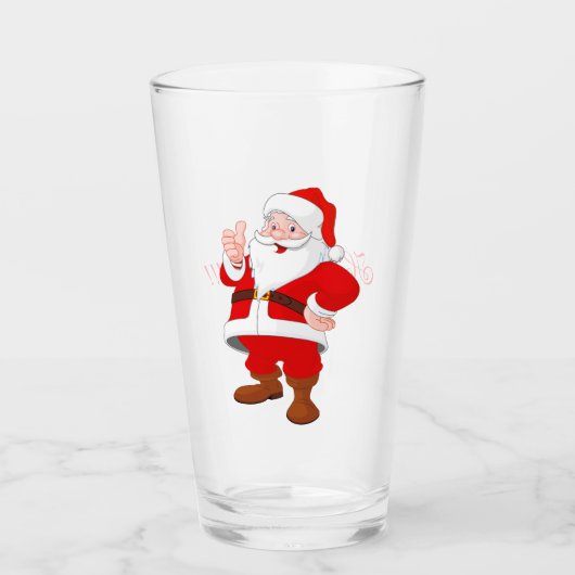 Santa Claus Glas (Voorkant)