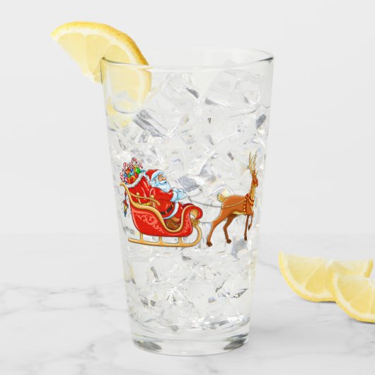 Santa Claus Glas (Voorkant ijs)