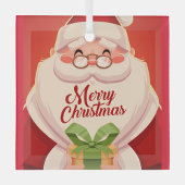 Santa Claus Glas Ornament