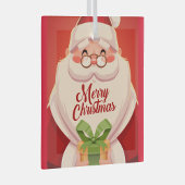 Santa Claus Glas Ornament