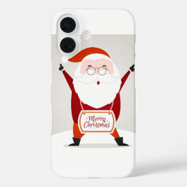 Santa Claus Greeting iPhone 16 Hoesje
