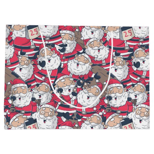 Santa Claus Groot Cadeauzakje (Achterkant)