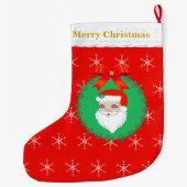 Santa Claus Grote Kerstsok (Achterkant)