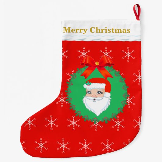 Santa Claus Grote Kerstsok (Achterkant)