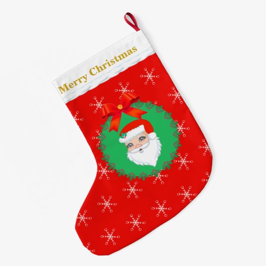 Santa Claus Grote Kerstsok (Achterkant (Hangend))