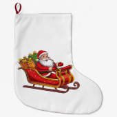 Santa claus grote kerstsok (Voorkant)