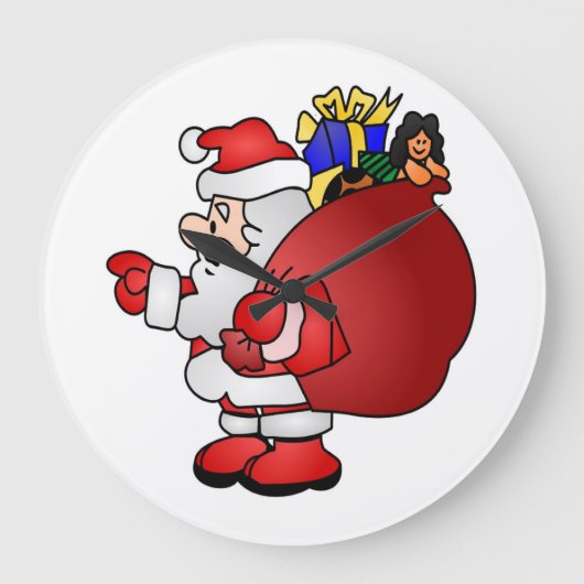 SANTA CLAUS GROTE KLOK (Voorkant)