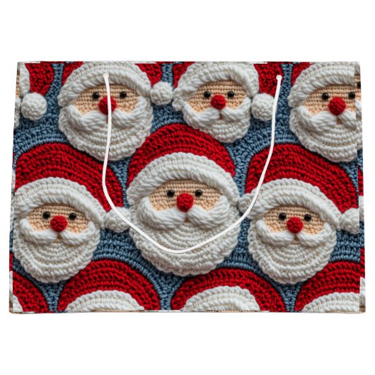 Santa Claus haakpatroon Groot Cadeauzakje (Voorkant)