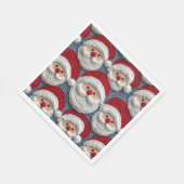 Santa Claus haakpatroon Servet (Hoek)