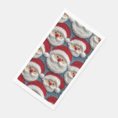 Santa Claus haakpatroon Servet (Hoek)