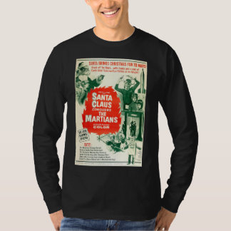 Santa Claus Halloween Poster Horror Sci T-shirt