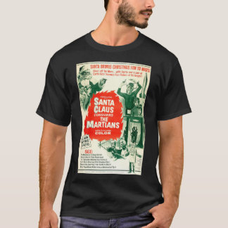 Santa Claus Halloween Poster Horror Sci T-shirt