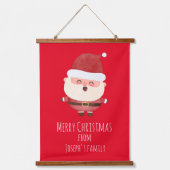Santa claus hangend wandkleed (Voorkant)