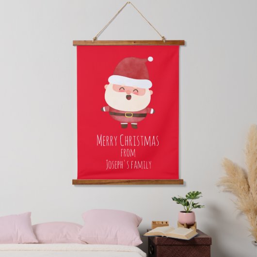 Santa claus hangend wandkleed (Slaapkamer)