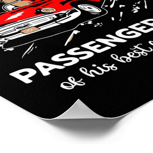 Santa Claus Hanging Out The Penger Side Poster (Hoek)