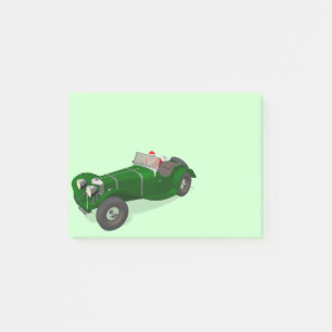 Santa Claus Happy Jaguar SS 90-chauffeur Post-it® Notes