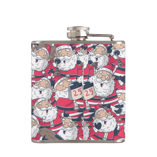 Santa Claus Heupfles (Achterkant)