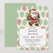 Santa Claus hiker Kaart (Voorkant / Achterkant)