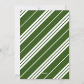 Santa Claus HO HO HO HO Groen Vrolijk Kerstfeest Feestdagenkaart (Achterkant)