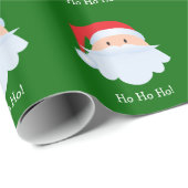 Santa Claus Ho Ho Ho Patroon Inpakpapier (Rol Hoek)