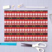 Santa Claus Ho Ho Ho Pattern Tissuepapier (Craft)