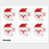 Santa Claus Ho Ho Ho Stickers (Vel)