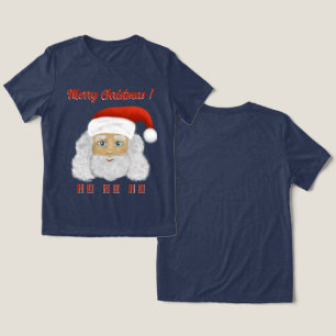 Santa Claus HO HO HO Vrolijk kerstfeest Tri-Blend Shirt
