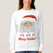 Santa Claus HO HO Merry kerst Ugly Sweater (Voorkant)