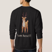 Santa Claus Ho, Ho, Pixelart, Pixel Art  Trui (Achterkant)