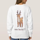 Santa  Claus Ho, Ho, Pixelart, Pixel Art  Trui (Achterkant)