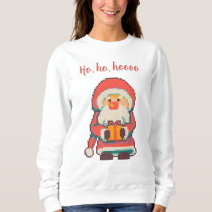 Santa, Claus Ho, Ho, Pixelart, Pixel Art  Trui