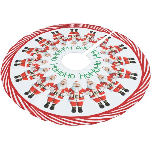 Santa Claus HoHoHo Kerstboom Rok (Gekanteld)