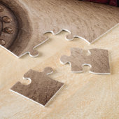 Santa Claus Holding Australian Shepherd Christmas  Legpuzzel (Zijkant)