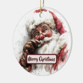 Santa Claus Holiday Decoration Tree Ornament (Links)