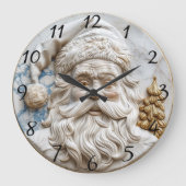 Santa Claus Holiday Delight Grote Klok (Voorkant)