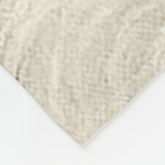 Santa Claus Holly Candy Cane Fleece Deken (Hoek)