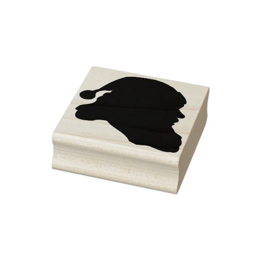 santa claus hoofdstempel rubberstempel (Stempel)