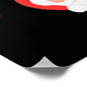 Santa Claus Hooho Kerst Nieuwjaar Mannen Vrouwen K Poster (Hoek)