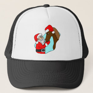 Santa Claus Horse Trucker Pet