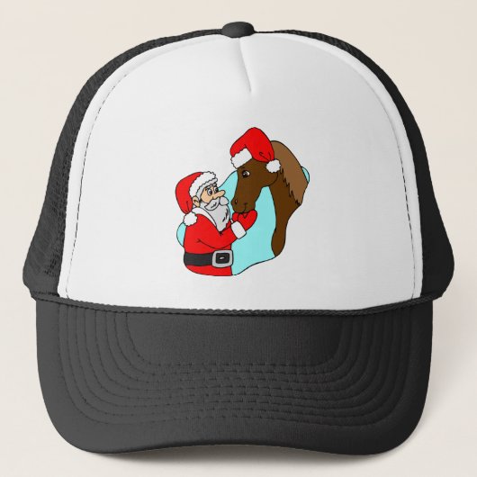 Santa Claus Horse Trucker Pet (Voorkant)