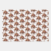 Santa Claus houdt van Dinosaurs Inpakpapier Vel (Voorkant 2)