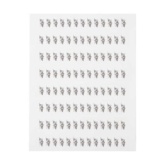 Santa Claus houdt van het spelen poker (Vel)