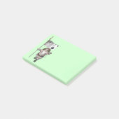 Santa Claus houdt van het spelen poker Post-it® Notes (Schuin)