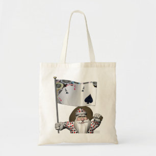 Santa Claus houdt van het spelen poker Tote Bag
