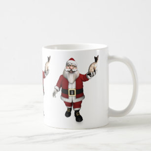 Santa Claus houdt van Siamese katten Koffiemok