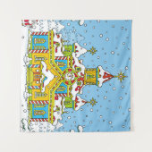 Santa Claus housesanta, claus, house, winter, vors Wandkleed (Voorkant (horizontaal))