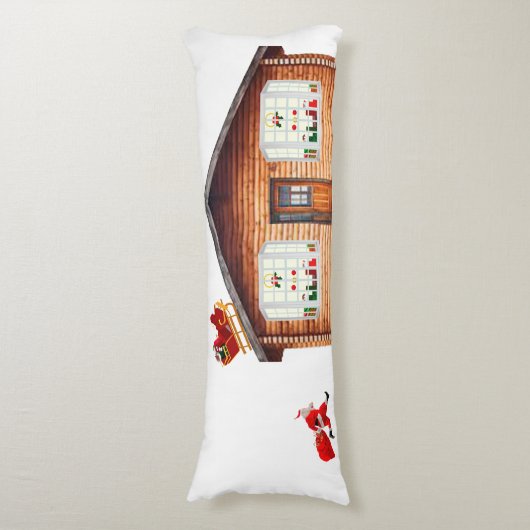 Santa Claus Hustle Body Pillow Lichaamskussen (Voorkant Verticaal)